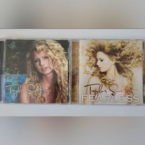 Taylor Swift 2006 Debut UNcensored + Fearless 2008 CD Lot ORBM very good